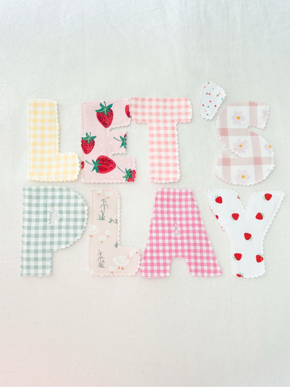 Handmade name banner Firm Price PER LETTER